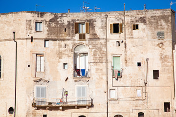 traditional houses in Monopoli Apulia Italy
