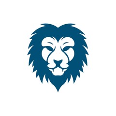 Plakat Lion head vector icon