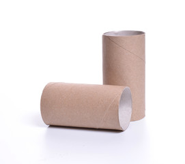 Empty roll from toilet paper