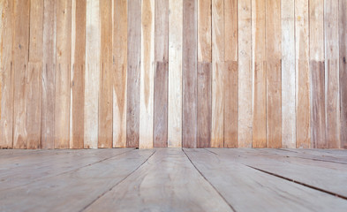 empty room with wooden floor