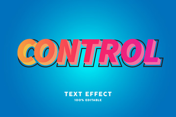 Red yellow Modern gradient text effect, editable text