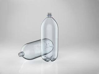 empty plastic bottles
