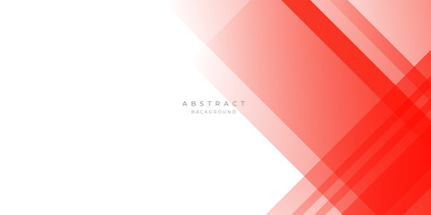 Simple Red White Abstract Background for Business Presentation Design.