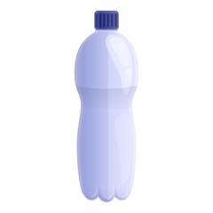 Plastic bottle icon. Cartoon of plastic bottle vector icon for web design isolated on white background