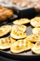 Grilled smoked sheep cheese. Traditional polish local food