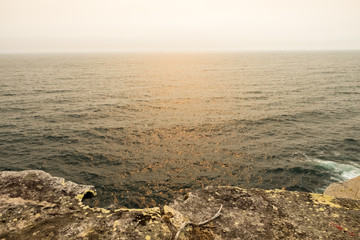 View of The Gap ocean cliff at the Watsons Bay of Sydney