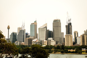 Panoramic view of cityscape at Sydney, Australia