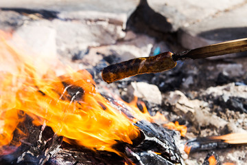 Handmade roasting stick