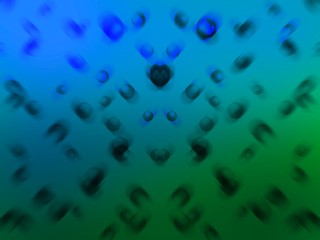 black dots. abstract blue background