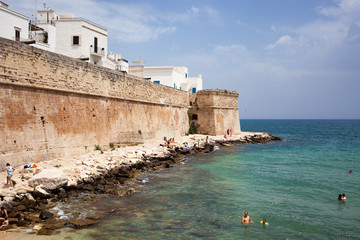 traditional houses in Monopoli Apulia Italy