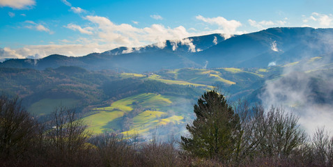 Obraz premium Blick vom Schönberg nach Freiburg i. Breisgau