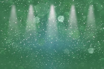 fantastic shining glitter lights defocused stage spotlights bokeh abstract background with sparks fly, festival mockup texture with blank space for your content