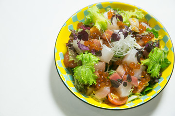 Sashimi Rice - Japanese Food