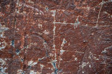 Texture of an old wall covered with paint. Background image of a worn paint coated surface