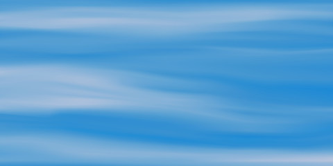 Layered clouds in the blue sky, vector background, EPS10