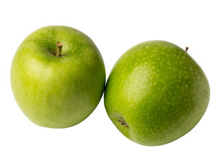 Isolated fresh apple on a white background