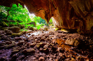 Pha Kong Cave in Chiang Rai Province