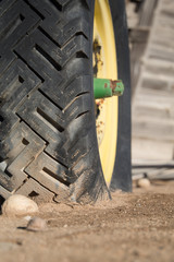 Flat farm tire