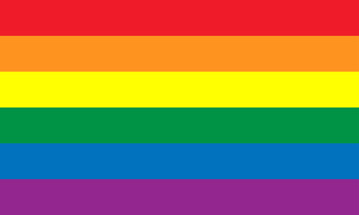 Pride Celebrating LGBT culture symbol. LGBT flag vector design.