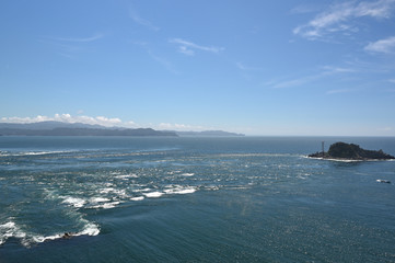 鳴門海峡の渦潮