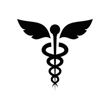 Caduceus icon vector, prescription, medic, pharmaceutical, heal, caduceus, hospital, icon, pharmacy, vector, apothecary, snake, wing, logo, medical, ambulance, aid, clinic
