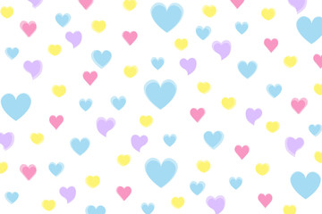 Shape of heart symbols of love flying on background. EPS10 Vector illustration use for Mother's, Valentine's Day, birthday greeting card.