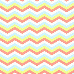 Vintage geometric seamless pattern. Zigzag background. Vector illustration.