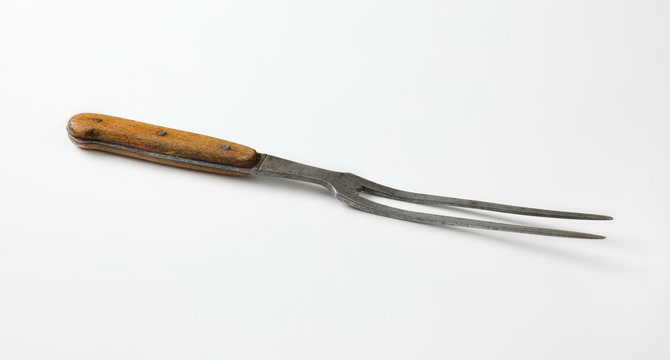 Old carving fork