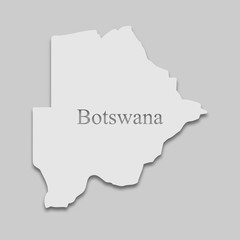 map Botswana
