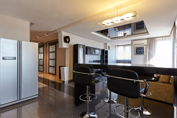 kitchen living room
