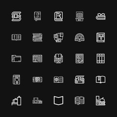Editable 25 reader icons for web and mobile