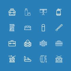 Editable 16 kit icons for web and mobile