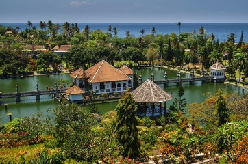 Water Palace on Bali island in Indonesia.