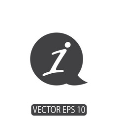 Information Icon Design, Vector Template