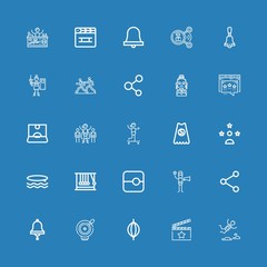 Editable 25 action icons for web and mobile