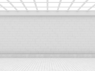 Fototapeta premium Abstract modern architecture background. 3D