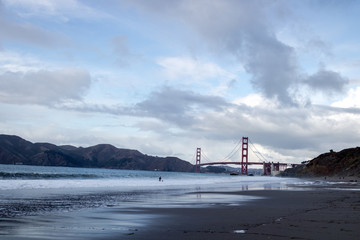 Blick auf die Golden Gate Bridge 
