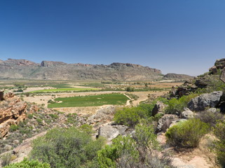Fototapeta na wymiar South Africa arid plains in Rockland