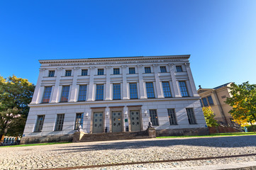 Gebäude der Martin-Luther-Universität in Halle an der Saale, Sachsen-Anhalt