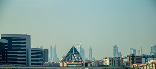 The city landscape in Dubai