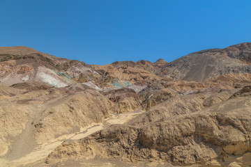 Artists Palette at Death Valley in California 
