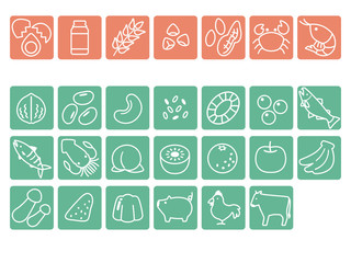 アレルゲン表（１色）