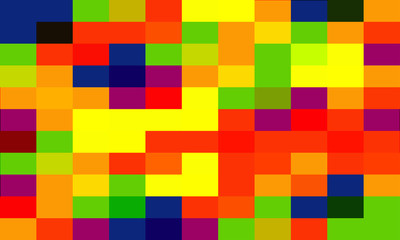 Colorful small Pixel abstract mosaic background Gradient design. background Vector illustration for website, card, poster.