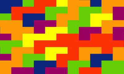 Colorful small irregular Pixel abstract mosaic background Gradient design. background Vector illustration for website, card, poster.