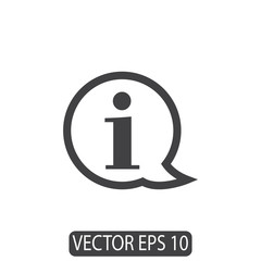 Information Icon Design, Vector Template