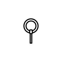 Location icon. Map pin symbol. Logo design element