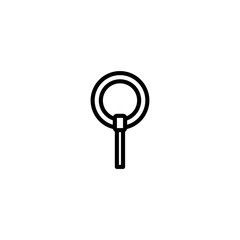 Location icon. Map pin symbol. Logo design element