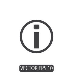 Information Icon Design, Vector Template