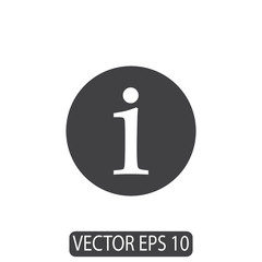 Information Icon Design, Vector Template