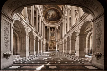 Deurstickers interieur van de kathedraal van parijs © Namsun